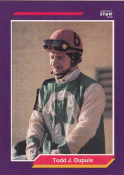 1992 Jockey Star #71 Todd Dupuis Front